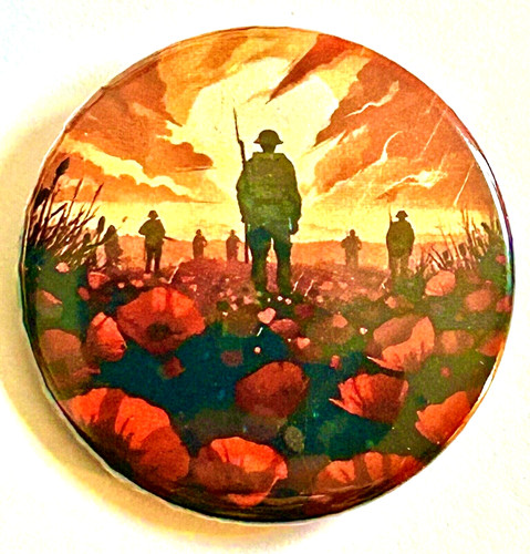 Lest forget button badge - lest,