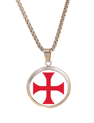 Knights templar red - red, cross