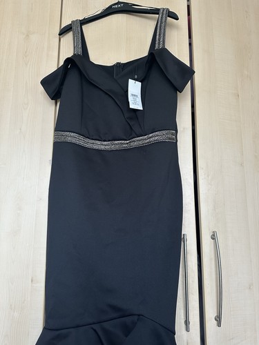 Lipsy black embellished straps - black,