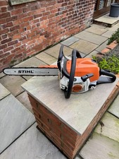 STIHL MS 211C CHAINSAW, FAULTY FOR PARTS  ONLY
