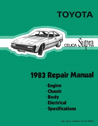 1983 toyota celica supra - toyota,