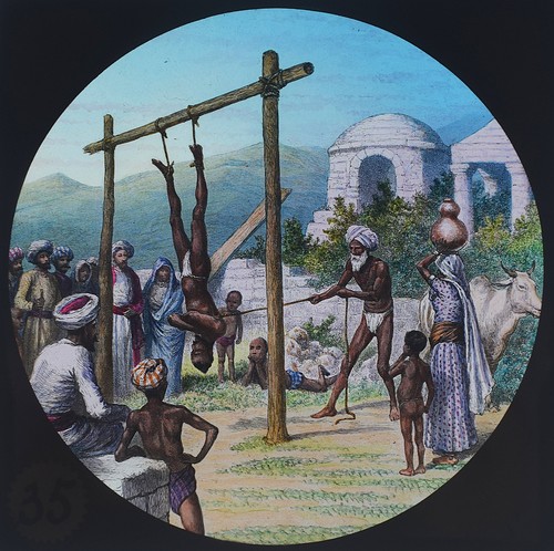 Indian punishment india c1880 - indian,