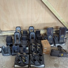 Symbol Zebra mobile handheld scanner/charger job lot - UNTESTED READ DESCRIPTION