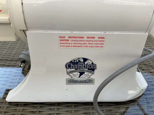 Vintage champion juicer model - champion,