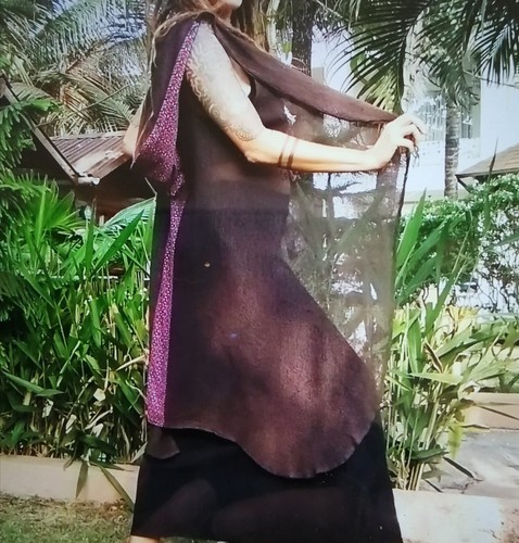 Brown pixie jacket waistcoat
