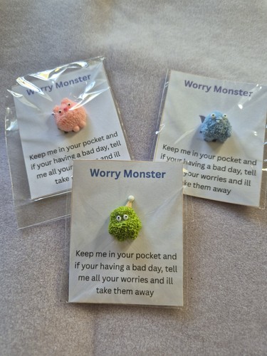 Worry monster plastic - plastic,