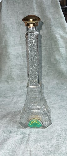 Vintage glass eiffel tower - glass,