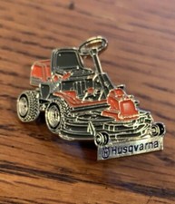 Husqvarna Riding Lawn Mower Tractor Pin Enamel Logo Tie Tack Lapel Pin