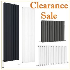 Radiator Horizontal Vertical Flat Panel Oval Column Heating Rads -Clearance Sale