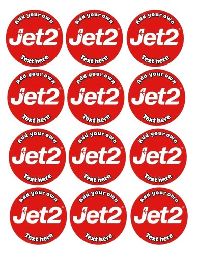 Personalised jet2 logo - personalised,