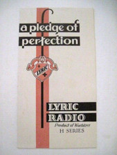 Lovely Vintage Pamphlet for