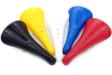 Old school Bmx Seat, Plastic, Velo, Authentic & new, Black, White, Red & Blue