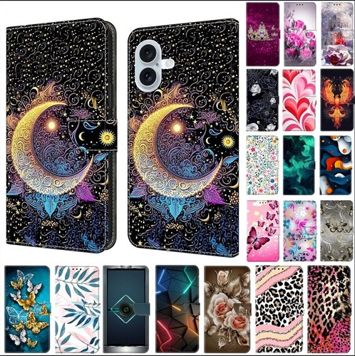 Flower leopard moon wallet - flower,