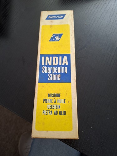 Norton india sharpening stone - sharpening,