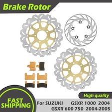 Front Rear Brake Rotors Discs