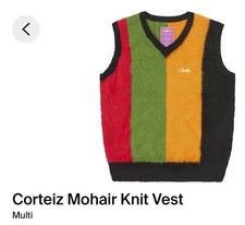 Corteiz Mohair Knit Vest Multi