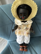 Vintage black doll 1970s - black,