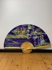 Vintage Folding Fan for Wall
