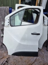 Vauxhall Vivaro Front Door & Card Left Passenger N/S White 5-Door Panel Van 2015