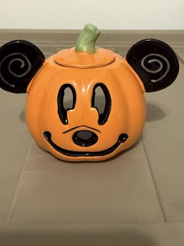 Mickey mouse pumpkin tea light - mickey,