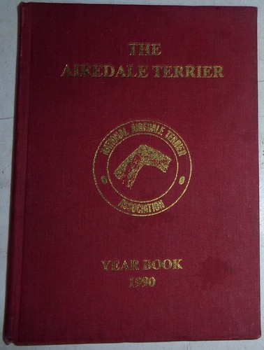 Vintage 1990 airedale terrier - 1990,