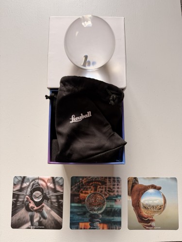 Lensball clear glass sphere - lensball,
