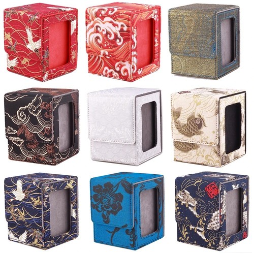 Magnetic leather deck box - magnetic,