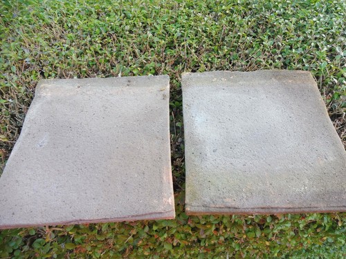 Clay tile and halves - clay,