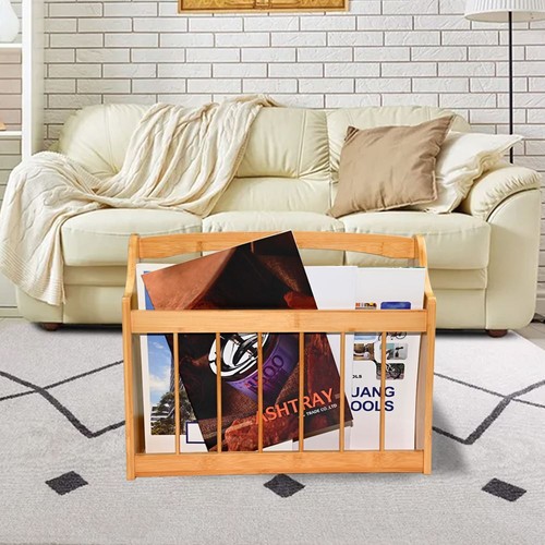Wooden magazine rack letters - magazine,