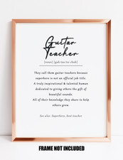 Guitar teacher definition