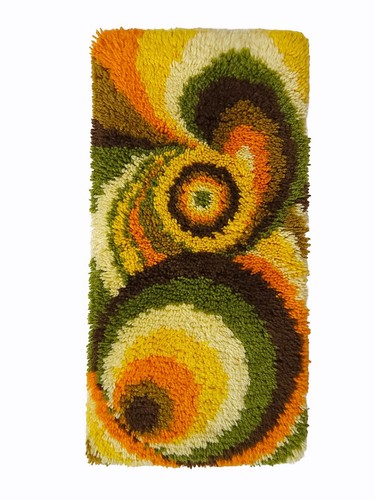70s handmade wool - 70s, tapestry