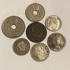 7x French Coins