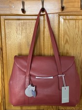 Radley London Sherwood Dark Pink Large Flap Over Handbag Brand New With Tag