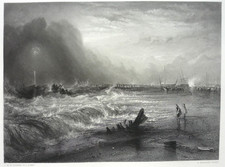 Large antique engraving