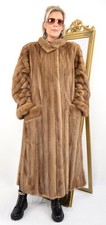 US5552 REAL MINK FUR COAT
