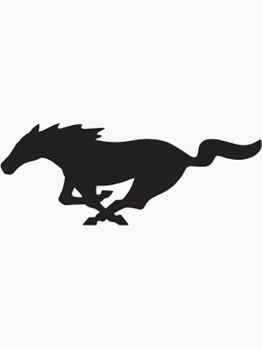Ford mustang horse vinyl - ford,