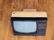 Philips CRT Portable 12 inch vintage black & white tv (working) 12TX1501
