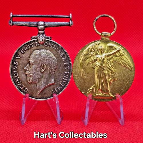 Ww1 medal pair 65112 - ww1, j.65112