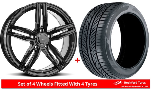 Alloy wheels tyres romac - &, 17"