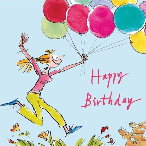 Quentin blake balloon - balloon, lady
