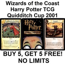 Wizards of the Coast Harry Potter TCG Quidditch Cup 2001 Expansion Cards
