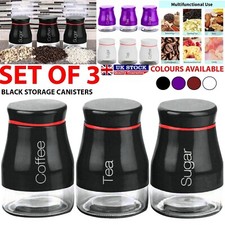 SET OF 3 TEA COFFEE SUGAR