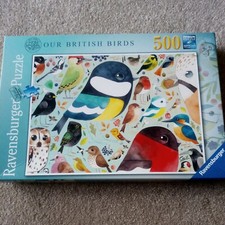 Ravensburger 500 piece jigsaw puzzle Our British birds 