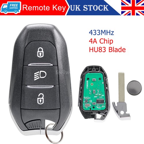 Buttons remote key fob - 3, for