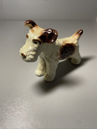 Vintage wire fox terrier dog - vintage,