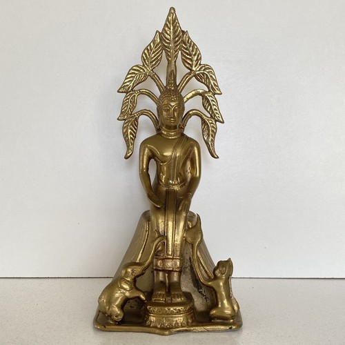 Thai brass buddha statue 5 - thai, statue.