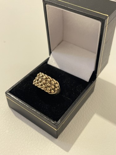 9ct yellow gold - gold, keeper