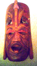 African Tribal Wooden Mask -