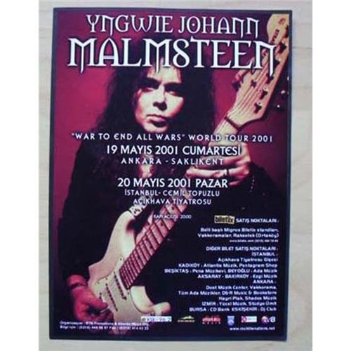 Yngwie malmsteen ankara - yngwie, +