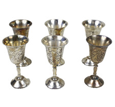 Vintage Silver Plated Etched